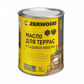 Масло для террас БЕЛЫЙ 0,75кг ZERWOOD МДТ (14)