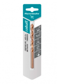 Сверло по металлу, 3-гр. хвост.,  4,8х86мм, HSS-Co, Р6М5К5, 1шт/уп, RENNBOHR COBALT CARD