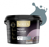 ВД краска SOLEX TRENDY INTERIOR моющаяся маренго 0,3кг (12)