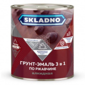 Грунт-эмаль 3в1 SKLADNO серая 1,8кг (6)