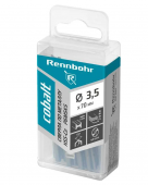 Сверло по металлу,  ЦХ, 3,5х70мм, HSS-Co, Р6М5К5, 20шт/уп RENNBOHR COBALT PROM