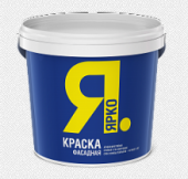Краска ЯРКО фасадная белая, ведро 1,3 кг (12)