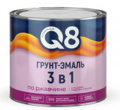 Грунт-эмаль 3в1 FORMULA Q8 вишневая 1,8кг (6) 