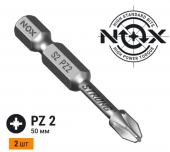 Бита torsion Pz2-50 E6.3, 2 шт карта STRONG