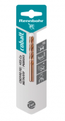 Сверло по металлу,  ЦХ, 4,2х75мм, HSS-Co, Р6М5К5, 2шт/уп, RENNBOHR COBALT CARD