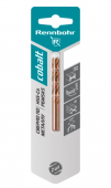 Сверло по металлу,  ЦХ, 2,0х49мм, HSS-Co, Р6М5К5, 2шт/уп, RENNBOHR COBALT CARD