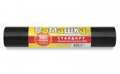 Мешки для мусора СТАНДАРТ ПВД 180л в рулоне (90х110см/27мкм 10шт/рул 20рул/кор черные)