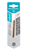 Сверло по металлу,  ЦХ, 3,0х61мм, HSS-Co, Р6М5К5, 2шт/уп, RENNBOHR COBALT CARD