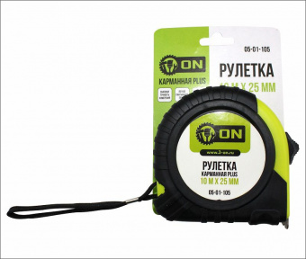 Рулетка карманная PLUS 3м х 16мм RUTEK