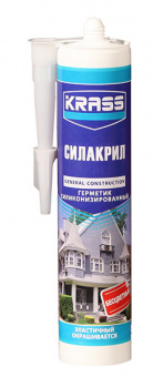Герметик " Ultraseal" акриловый белый 260мл KRASS