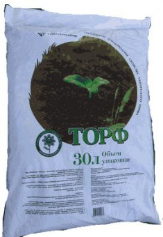 Торф 30л (цветная упаковка)Удмуртторф(1)/15,00 вес