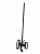 Миксер DECOR для ССС d12 см, 580 мм, металл, для сухих смесей шестигр. хвост. (6шт/18шт) Новосиб
