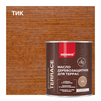 НЕОМИД Масло для террас Terrace (2 л) Тик (6)