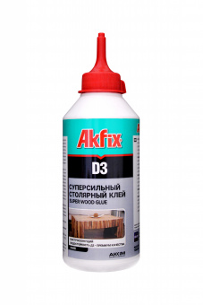 Akfix D3 Клей ПВА Д3, 500 гр. Белый