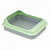 М6931 Лоток ALTA "Барсик" (с бортом)(зеленый) (уп.17)