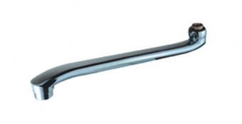 Излив ИЗОГНУТЫЙ для ванны 40 см ZHG-01-400 DIONIS (100)