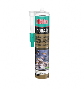Akfix 100AQ Аквариумный силикон, 280 мл. Прозрачный