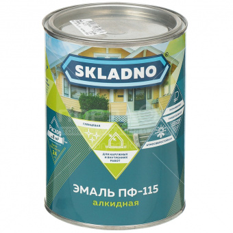 SKLADNO Эмаль ПФ-115 Салатная 0,8 кг
